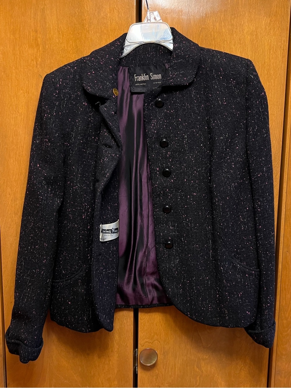 Vintage Irving May Coat from Franklin Simon Department Store